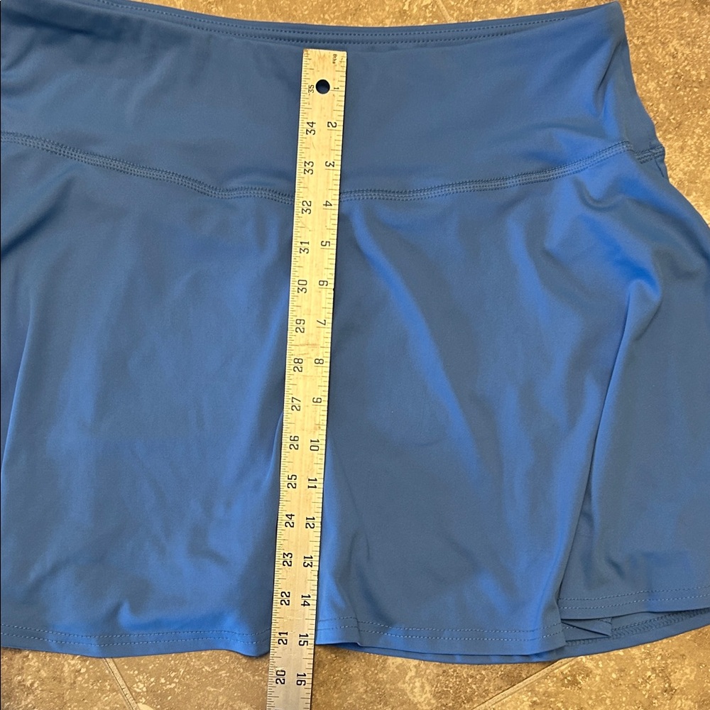 Real Essentials Size 2x Blue and Black Athletic Skirt Set - Picture 6 of 6